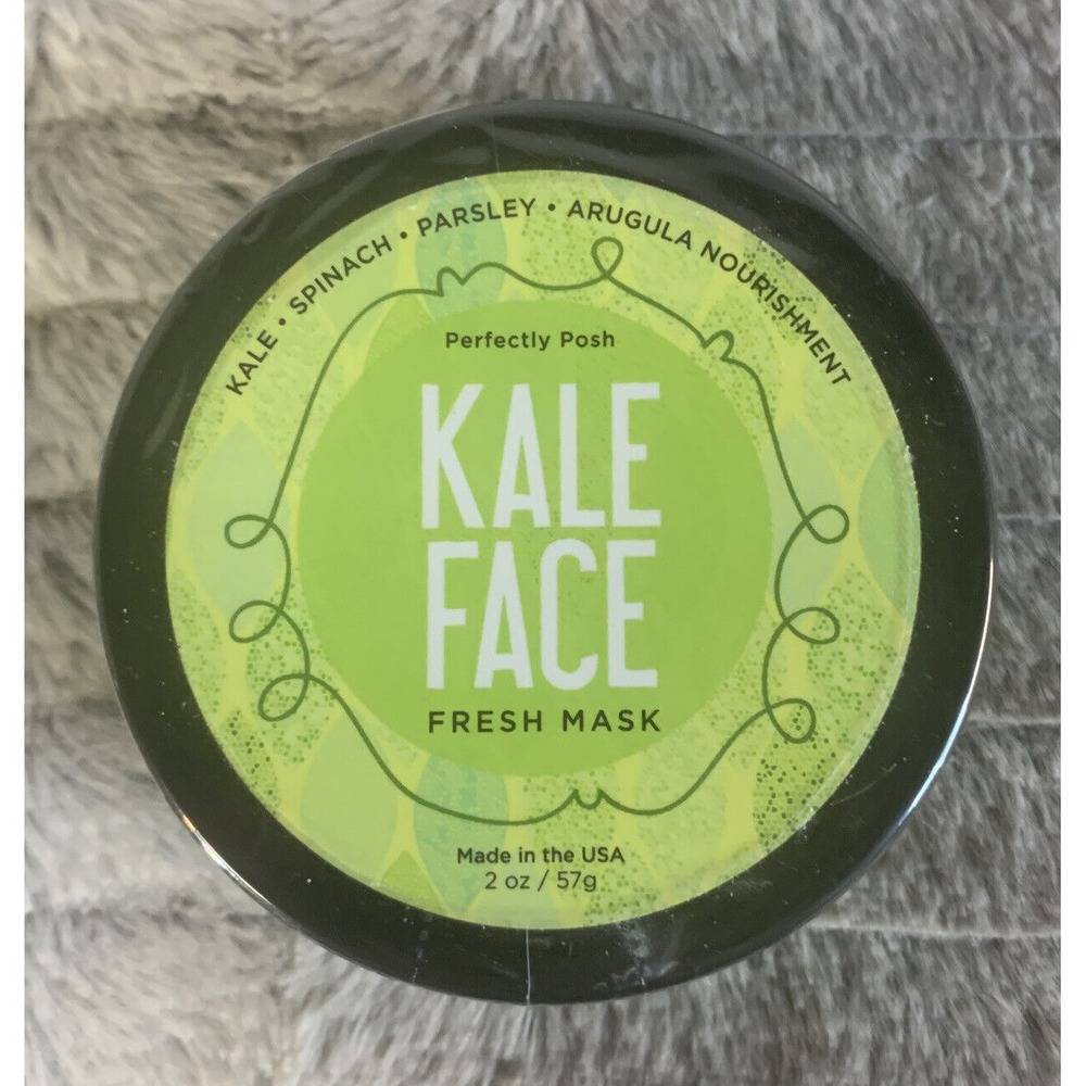 Perfectly Posh ~ KALE FACE ~ Kale, Spinach, Parsley,‎ Arugula Fresh Mask